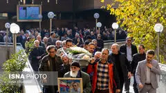 پیکر کامران فانی به خانه ابدی بدرقه شد