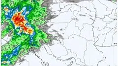 ورود سامانه بارشی ‌نیرومند به تهران و البرز و قم از لحظات آینده/برف و کولاک در جاده ها