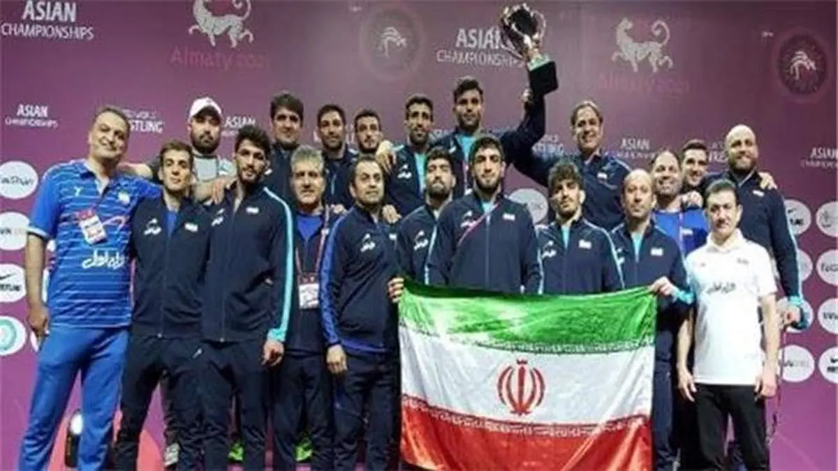 پهلوانان کشتی آزاد ایران با حمایت همراه اول «قهرمان آسیا» شدند