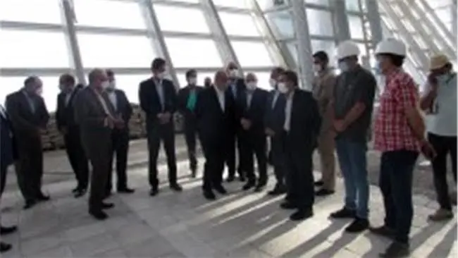 بازدید مشاور رییس جمهور از روند ساخت پایانه مسافری فرودگاه بین المللی كیش