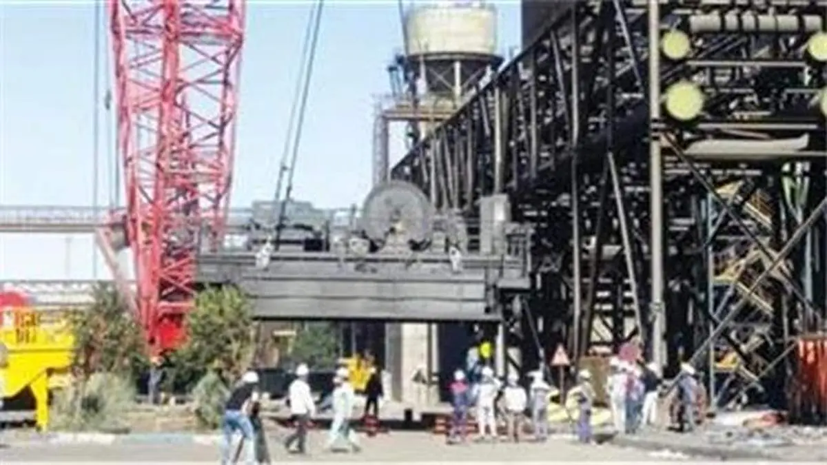 انجام موفقیت‌آمیز تعویض ترولی جرثقیل 310 تنی مجتمع فولاد سبا