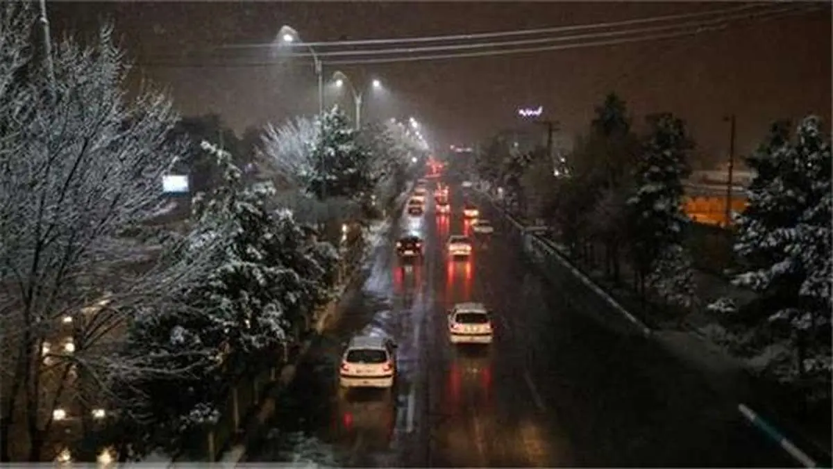 بارش برف و باران در نقاط مختلف کشور