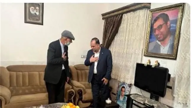 دیدار مدیرعامل صندوق تامین خسارت های بدنی با خانواده شهید موسی نوری قلعه