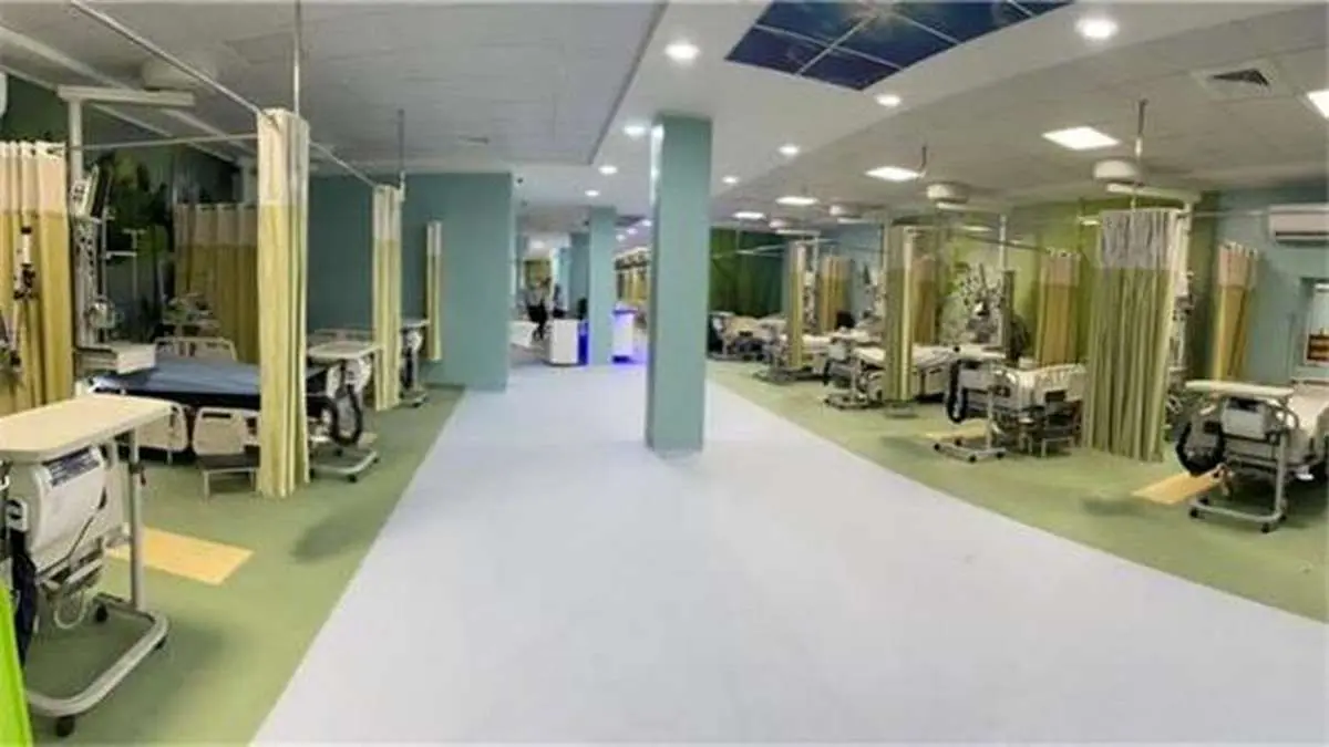 ساخت مگا آی‌سی‌یو 40 تخت‌خوابی برکت بیمارستان گلستان