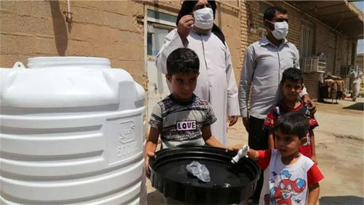 توزیع 2 هزار تانکر آب میان خانواده‌های نیازمند خوزستانی