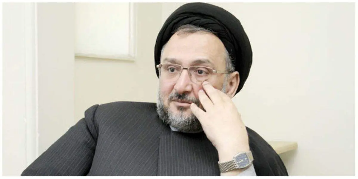 خاتمی و سیدحسن خمینی در مراسم سالگرد آیت الله صانعی/عکس