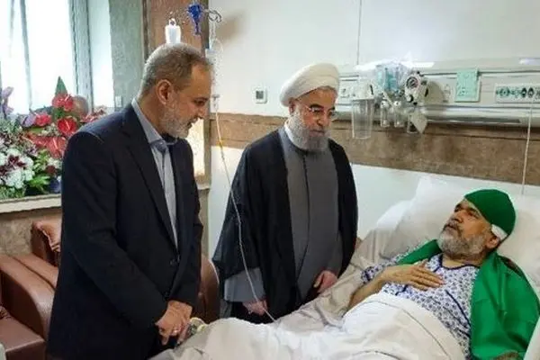 اولین عکس از وزیر سابق اطلاعات پس از سکته مغزی