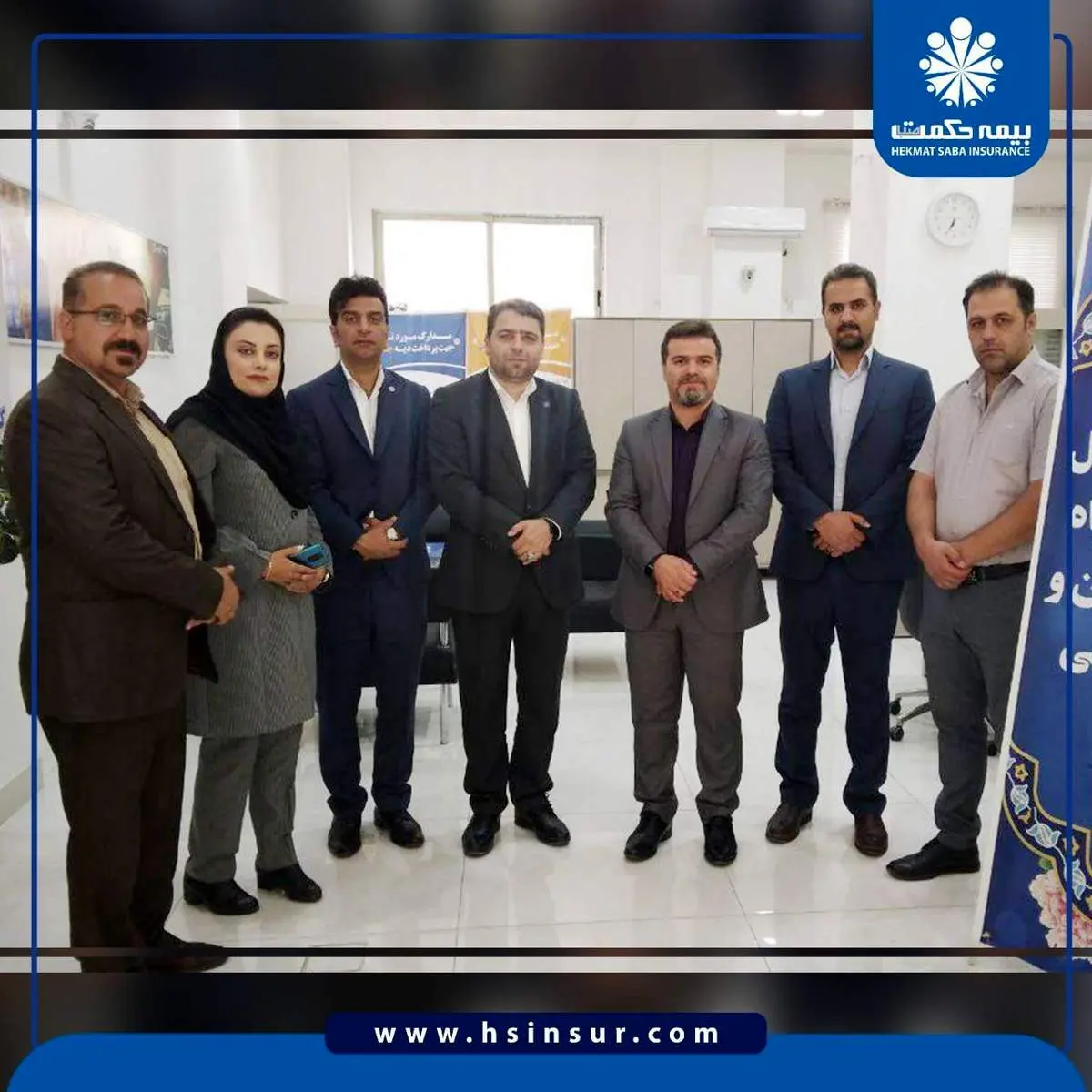 مدیرعامل شرکت بیمه حکمت از شعبه سنندج بازدید کرد
