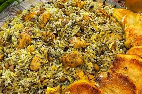طرز تهیه لوبیا پلوی شیرازی ؛ غذایی خوشمزه و پرطرفدار با دستوری ساده
