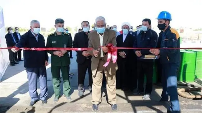 افتتاح پروژه افزایش ظرفیت تولید روغن MES_T ایرانول در پالایشگاه روغنسازی آبادان