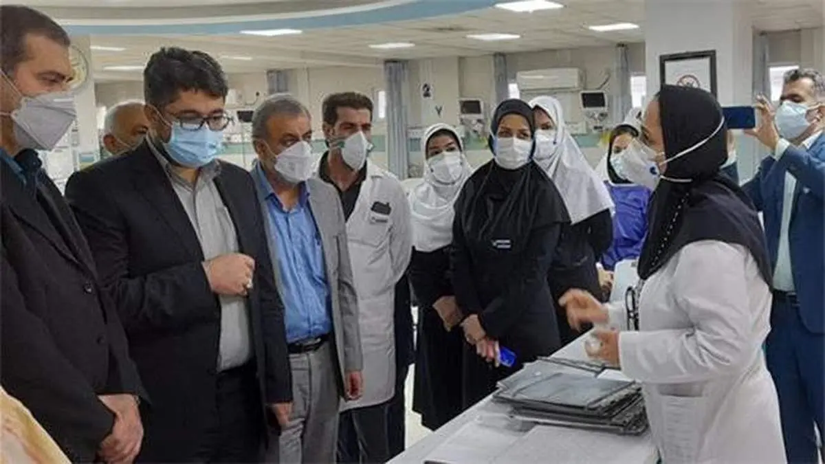 بازدید سرپرست سازمان تامین اجتماعی از بیمارستان امیرالمومنین (ع) اهواز