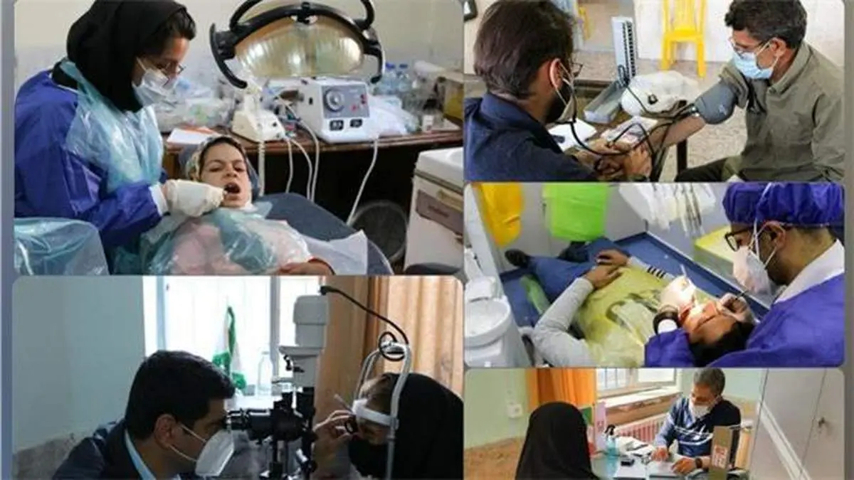 ارائه خدمات درمانی رایگان به بیش از 4 هزار نفر در دو اردوی جهادی