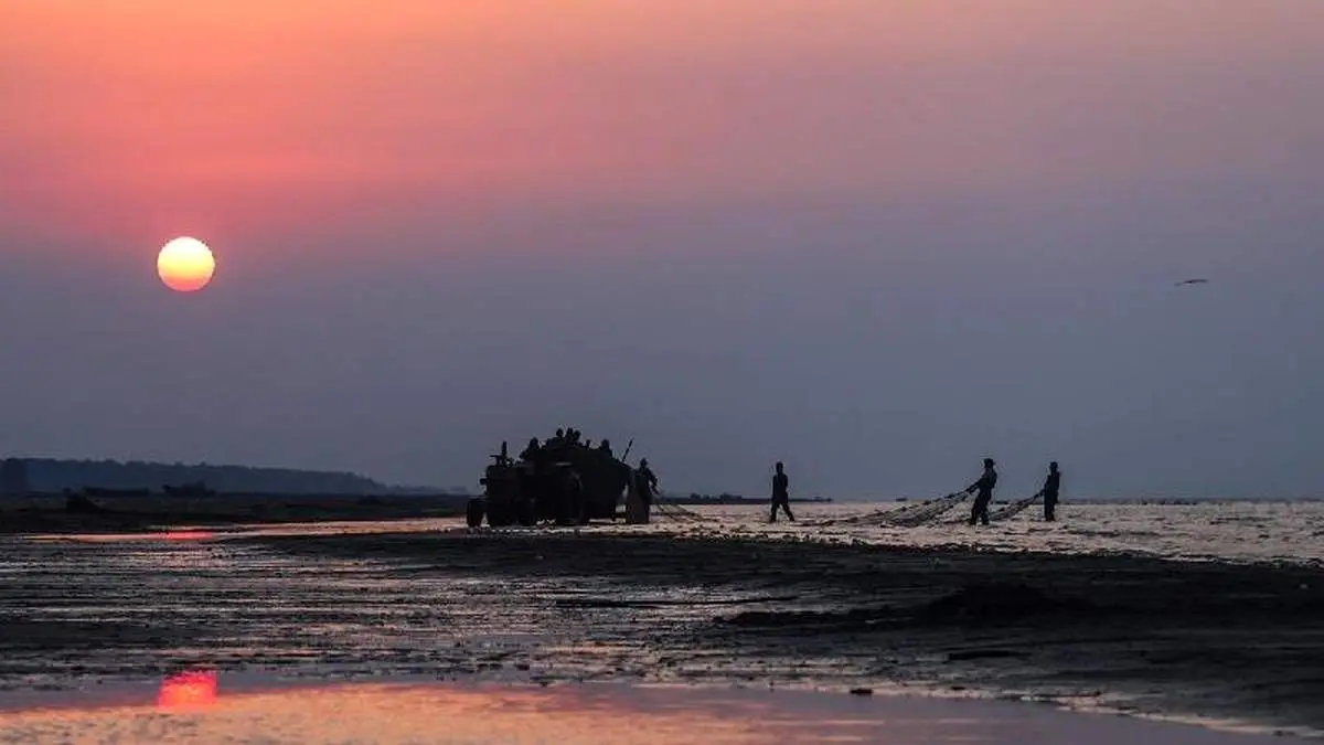 روزی حلال در تور صیادان گلستان/ عکاس : فائزه کابلی