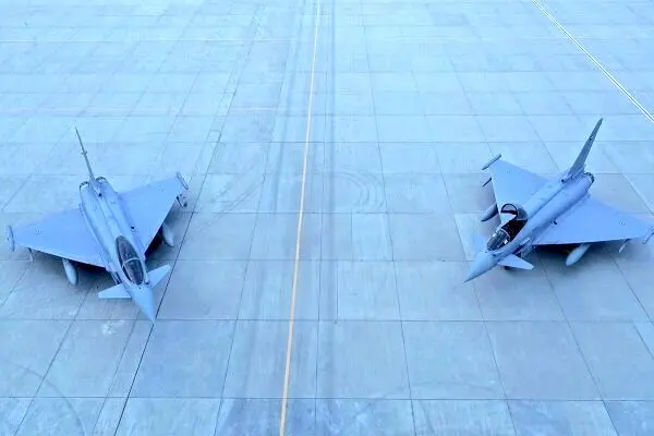 آسمان کویت میزبان تایفون‌های اروپایی شد