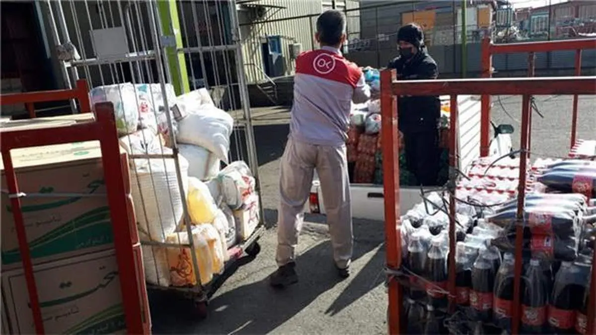 اهداء محموله کالاهای اساسی به موسسه خیریه نگهداری از معلولین ذهنی و سالمندان آشتیان