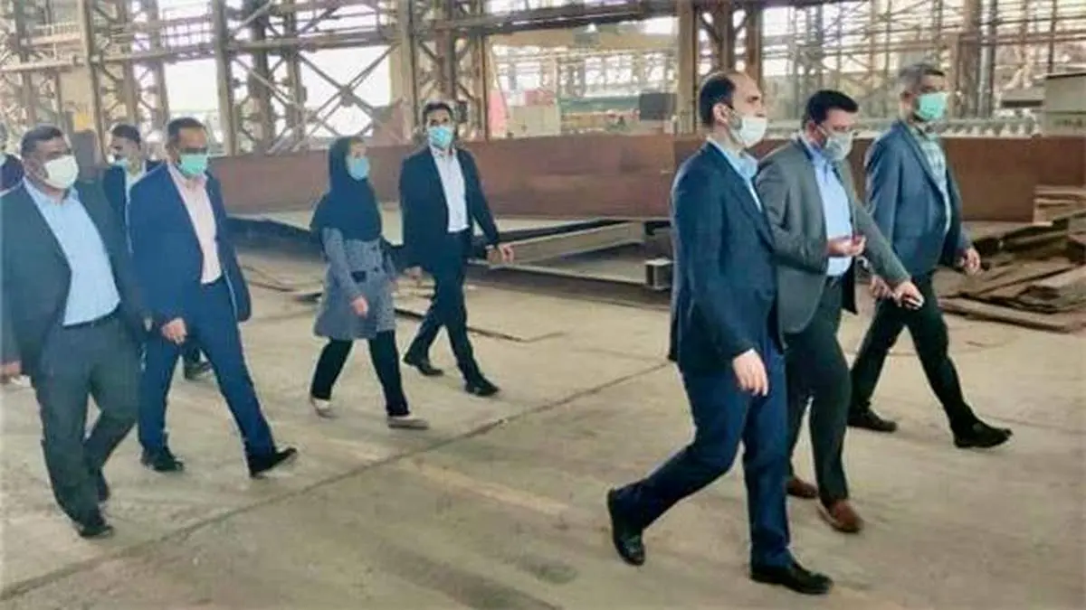 بازدید اعضای صندوق توسعه صنایع دریایی از بزرگترین مجتمع کشتی سازی کشور