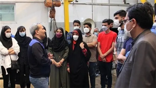 بازدید دانشجویان دانشگاه تهران از شرکت پاکسان
