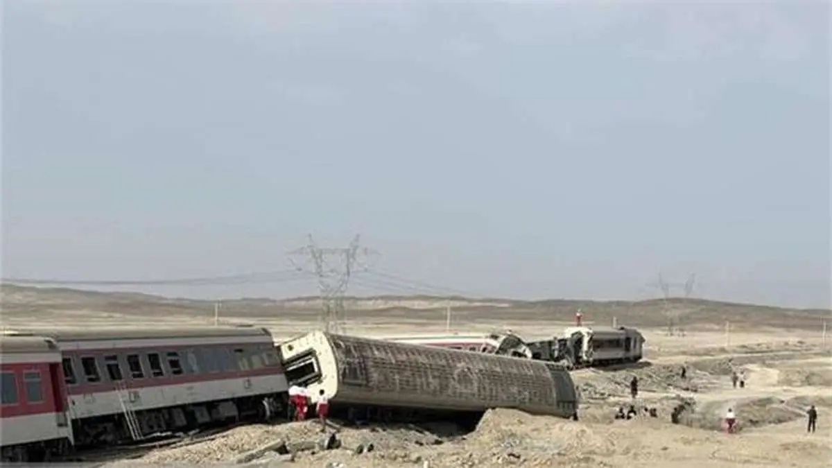 ‫عوامل اصلی حادثه قطار مشهد - یزد مشخص شد
