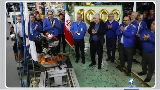 رویای موتور ۱۰۰۰ در ایران‌خودرو به واقعیت رسید
