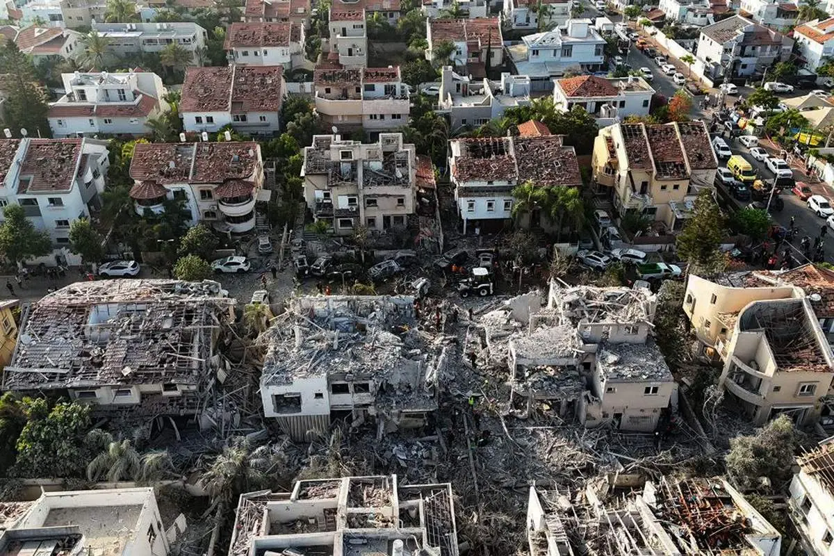 موشک‌ها و پهپادهای ایرانی بر فراز اراضی اشغالی