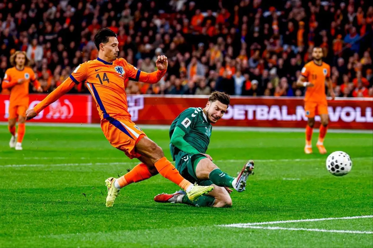 خلاصه بازی جذاب و تماشایی هلند4- لیتوانی 0/ ببینید