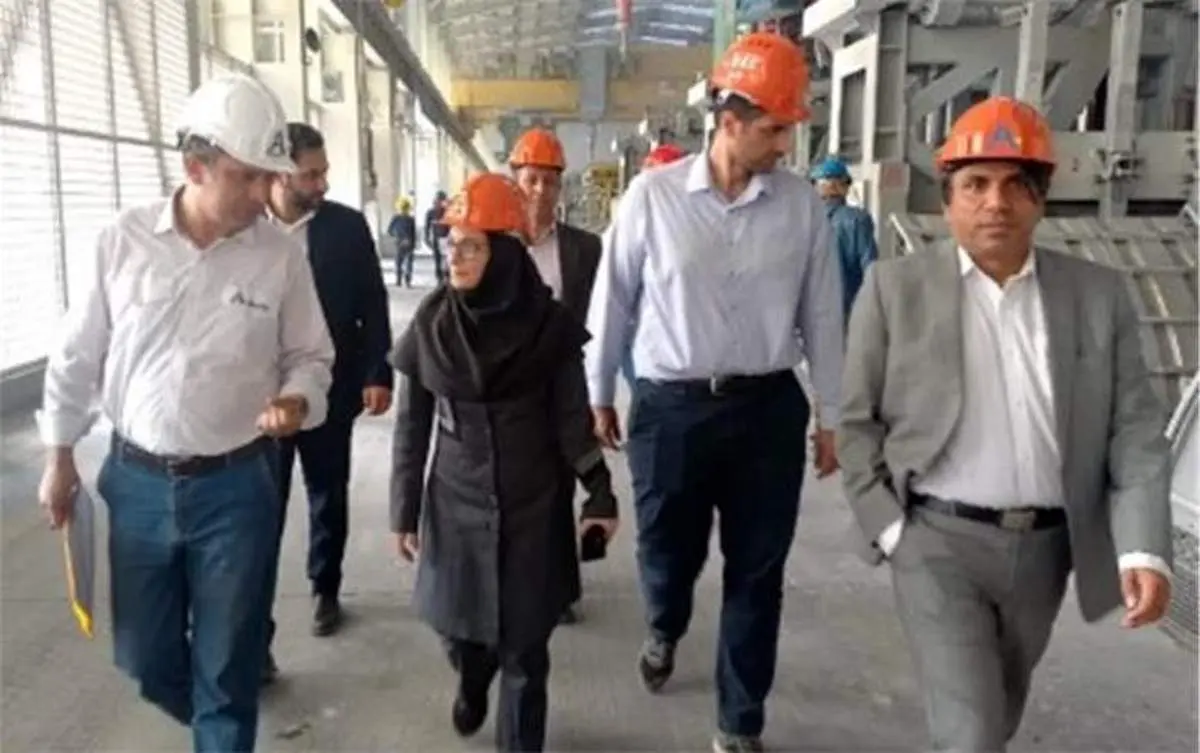 بازدید مدیر زیر ساخت ایمیدرو و معاونین از مجتمع صنایع آلومینیوم جنوب