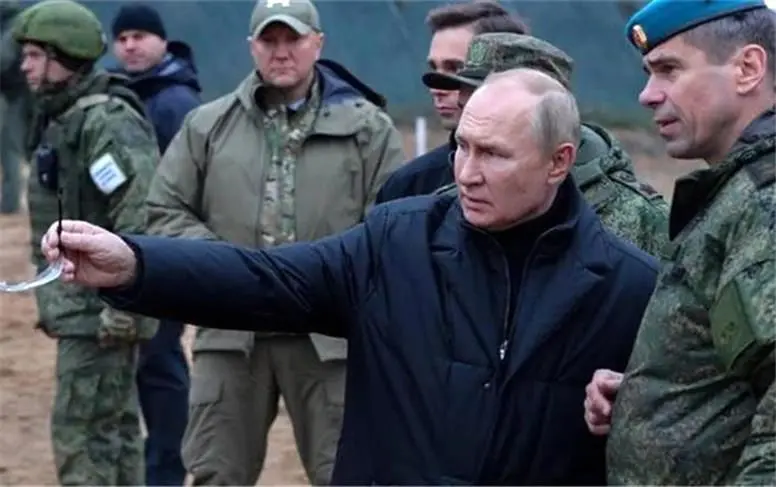 بازدید غیرمنتظره پوتین از مناطق جنگی
