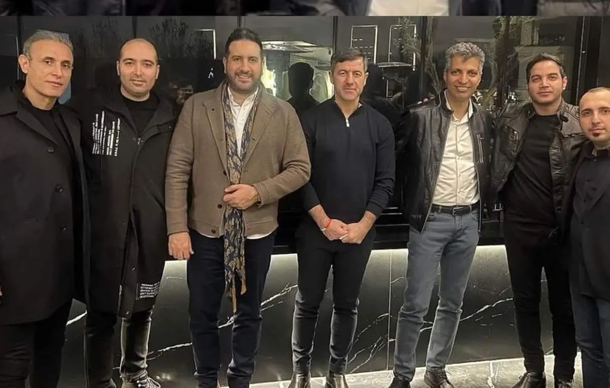 یحیی و عادل در جشن تولد کریم باقری/ محسن یگانه هم ترانه خواند/ فیلم