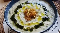 طرز تهیه آش ماست شیرازی