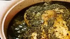 ببینید/ طرز تهیه مرغ شکم پر/ راز مرغ شکم پر رستورانی