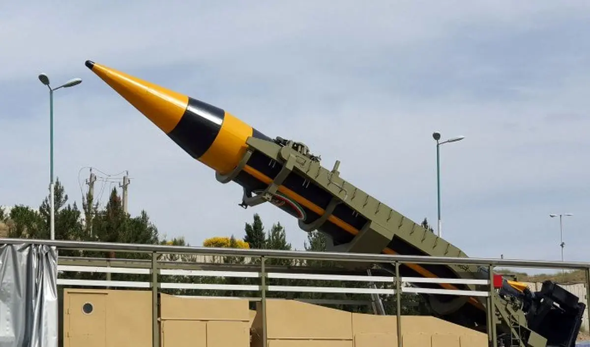ببینید | نخستین تصاویر از   «خیبر» جدیدترین موشک بالستیک ایرانی