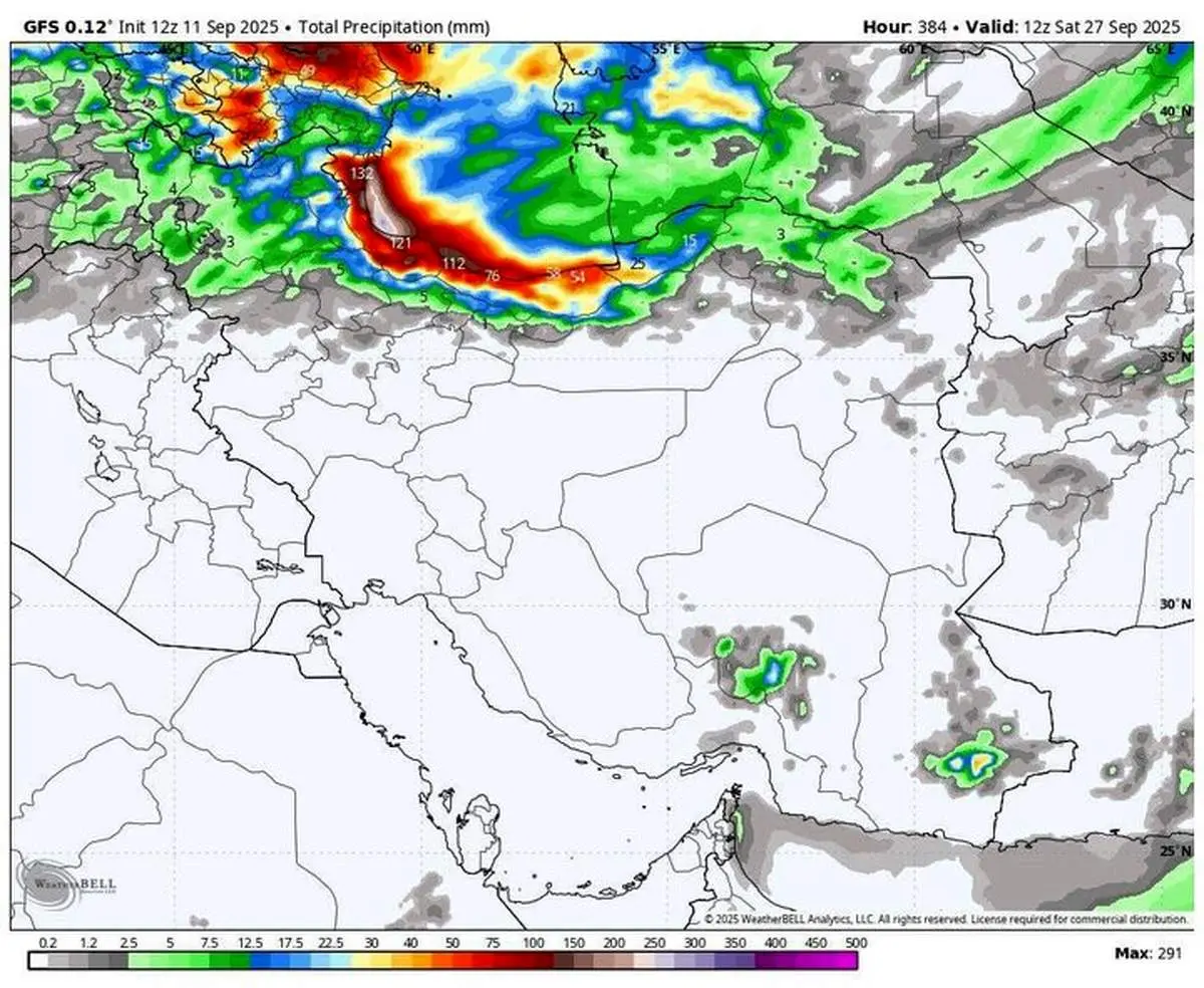 خبر خوب هواشناسی آمریکا برای ایران