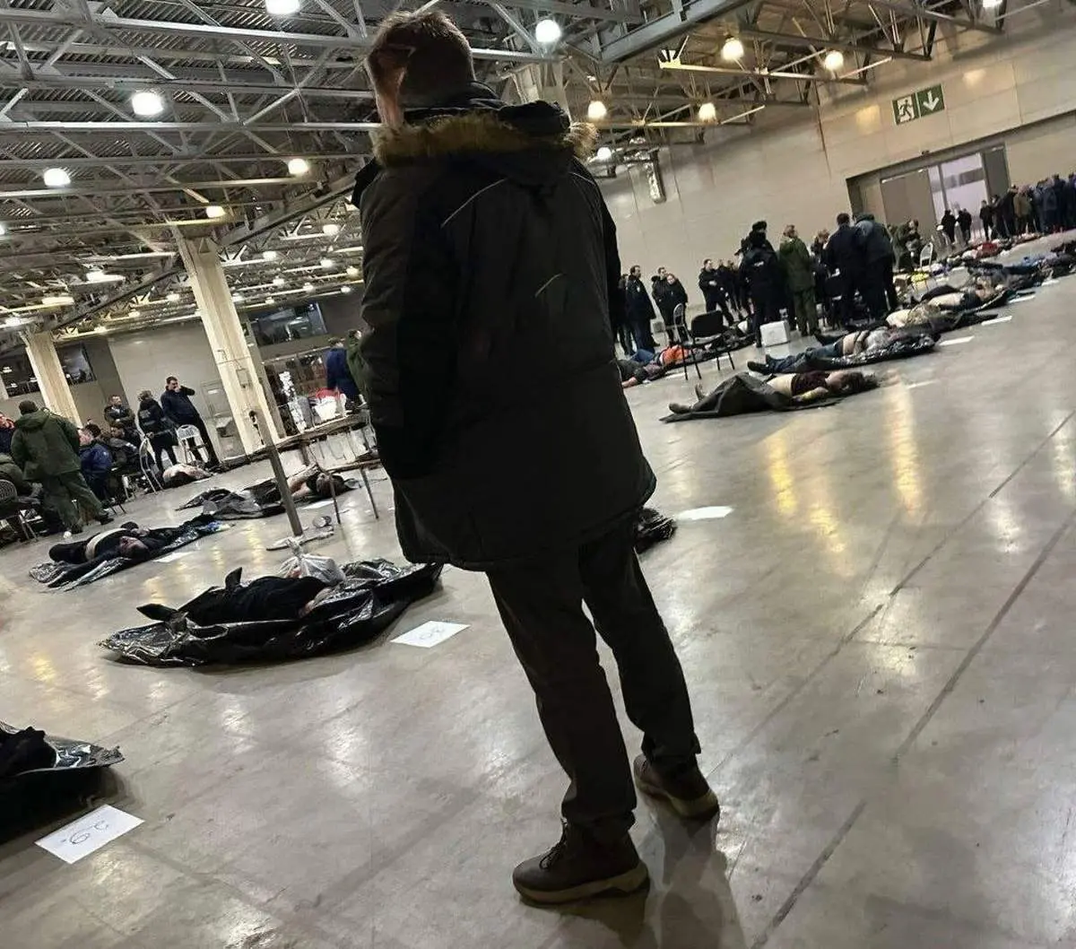 تصویر وحشتناک از سالن شماره ۵ کروکوس بعد از حمله تروریستی/ عکس