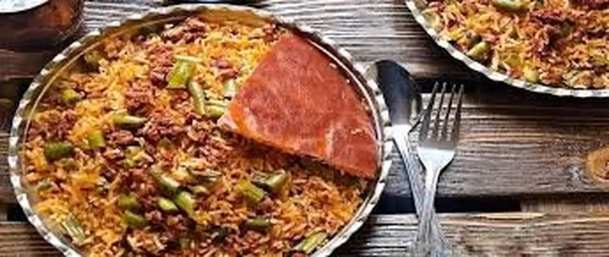 طرز تهیه لوبیا پلو مجلسی به سبک مامان پز