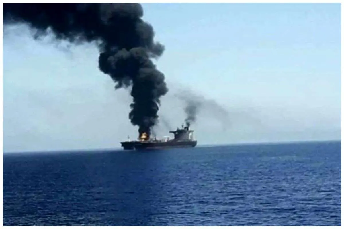 انهدام یک کشتی اسرائیل در آب‌های مکران 