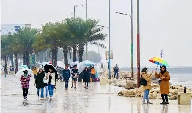پیش بینی هواشناسی هرمزگان تا شنبه 29 آذر/ رگبار شدید باران و تگرگ