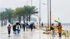 پیش بینی هواشناسی هرمزگان تا شنبه 29 آذر/ رگبار شدید باران و تگرگ