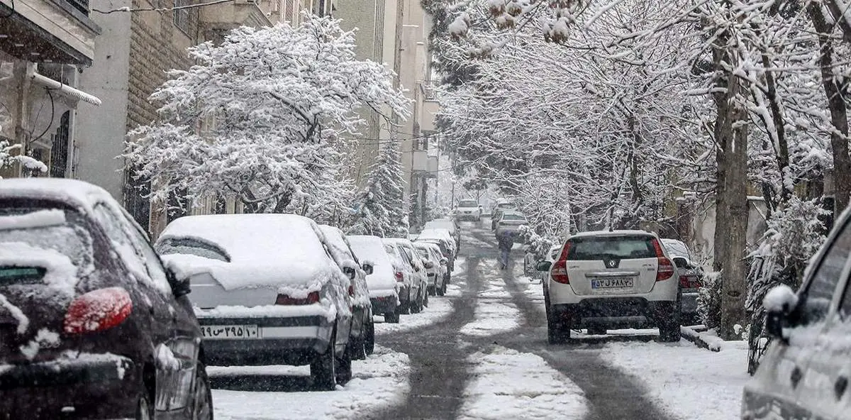 افزایش یخ بندان، باران و برف