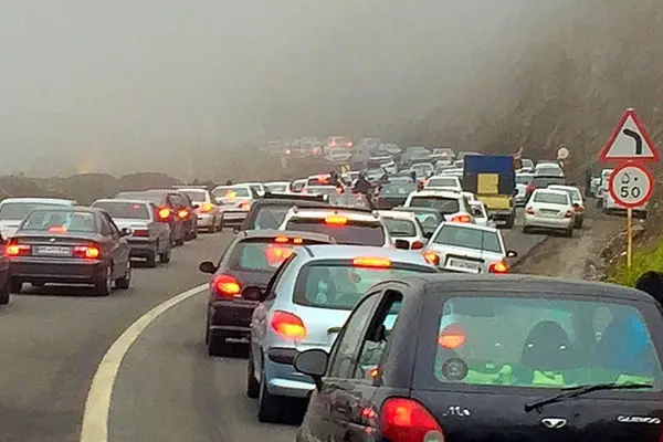 تردد در محور چالوس ممنوع شد