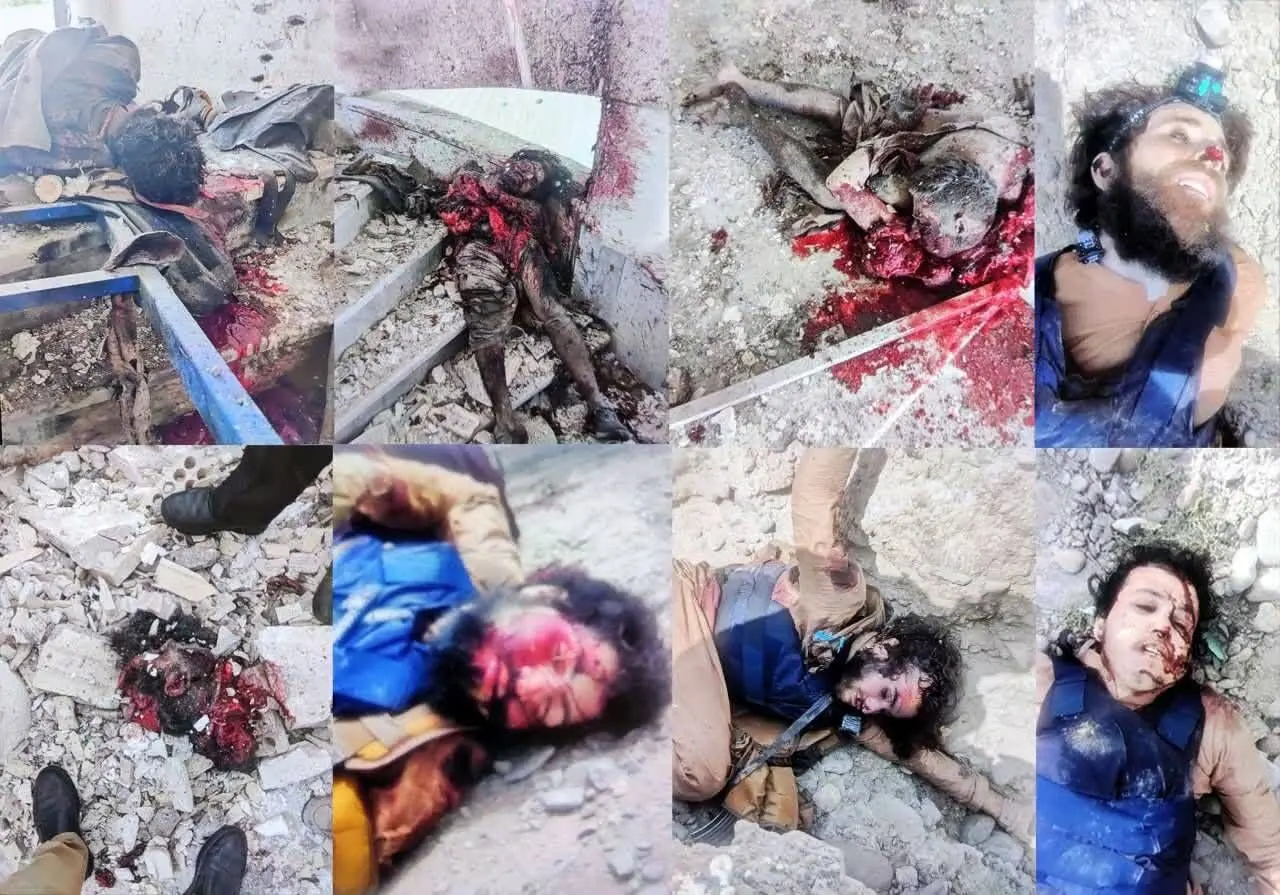 اولین تصاویر از جنازه تروریست‌هایی که به راسک و چابهار حمله کردند(۱۶+) 