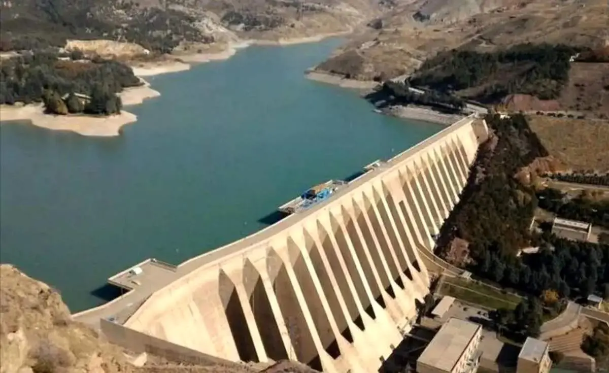 تصویری نگران کننده از وضعیت سد مارون