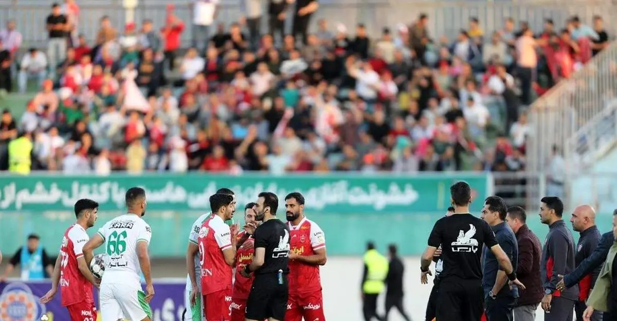 گاف عجیب و وحشتناک گزارشگر بازی آلومینیوم و پرسپولیس