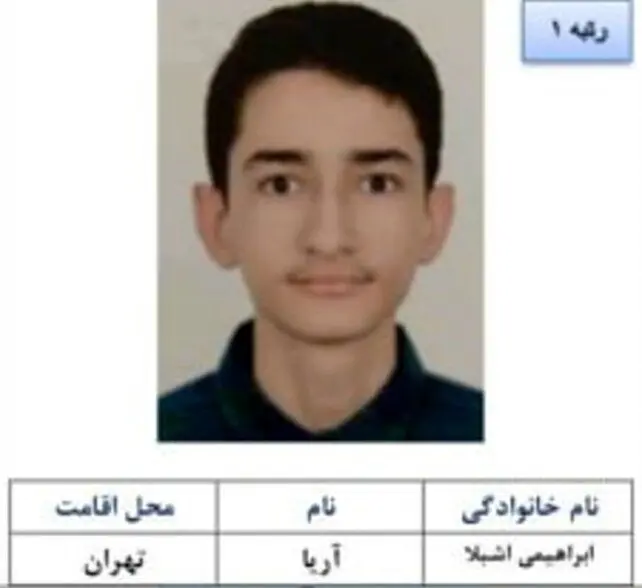  آریا ابراهیمی نفر اول کنکور ریاضی در چه مدرسه‌ای درس خوانده؟
