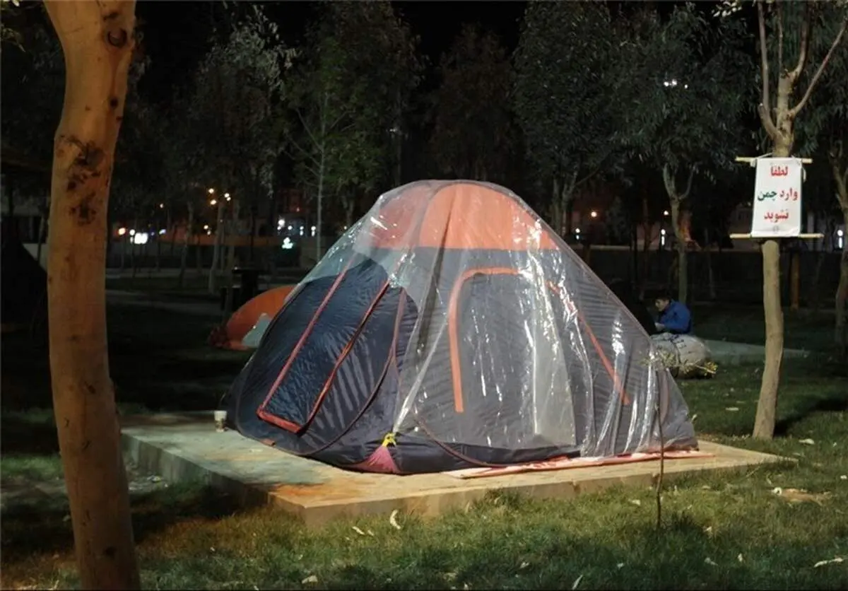 ۲ مرد در چادر مسافرتی از خواب بیدار نشدند