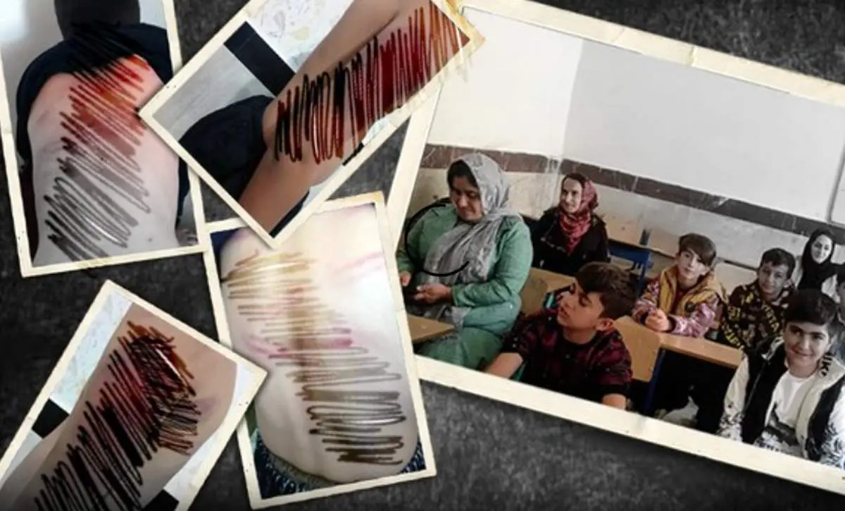ویدئو وحشتناک از کتک زدن دانش‌آموزان توسط معلم سنندجی 