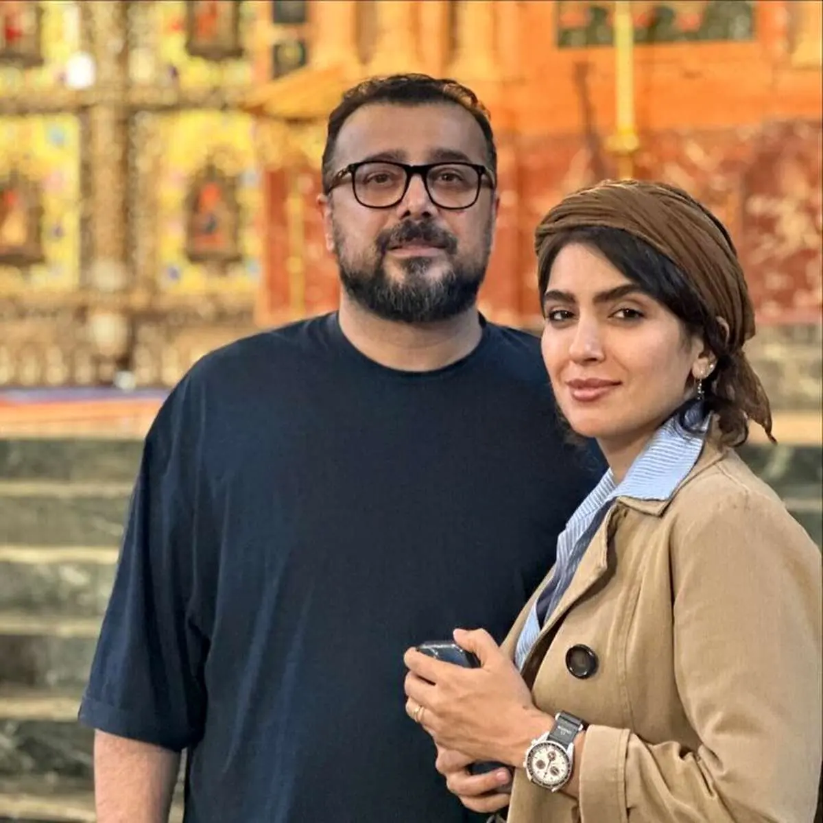 ببینید / ویدئوی سراسر عشق مونا کرمی برای سپند امیرسلیمانی