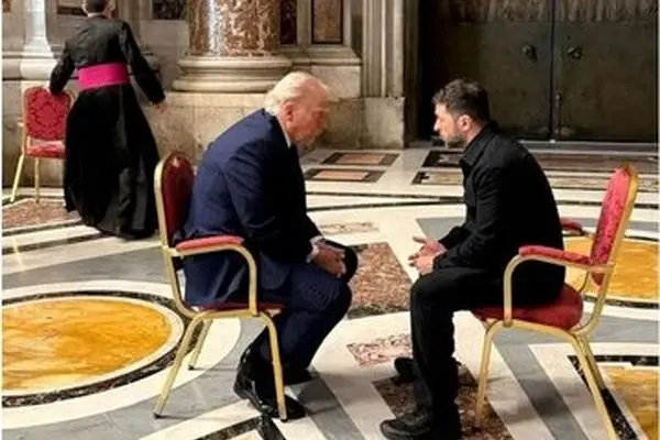 جزئیات دیدار زلنسکی و ترامپ در واتیکان فاش شد