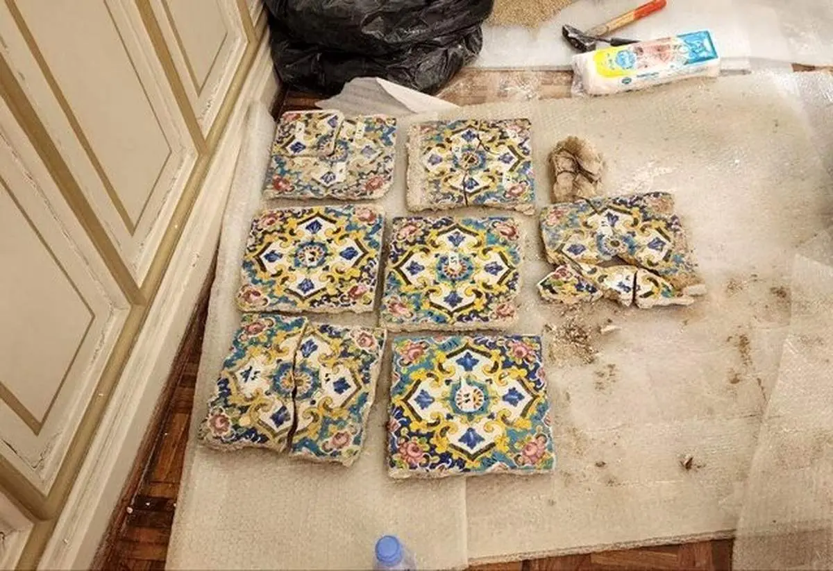 داستان کاشیهای گمشده در کاخ گلستان