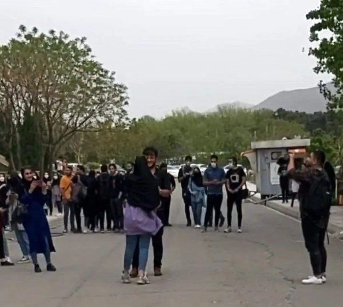 خواستگاری جنجالی در  دانشگاه تهران!
