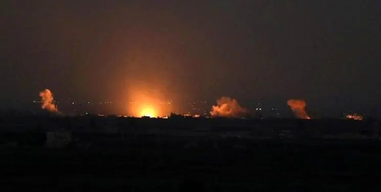 انفجار در پایگاه نظامیان آمریکایی در الحسکه سوریه